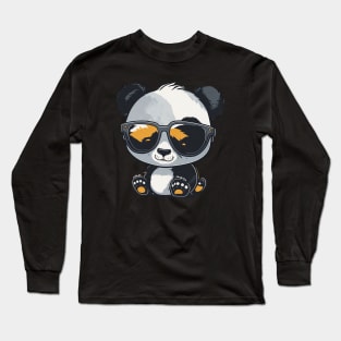 Panda Sunglasses Long Sleeve T-Shirt